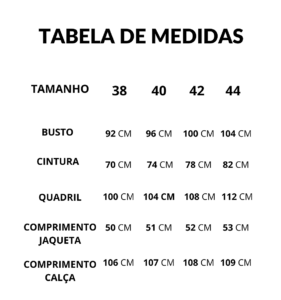tABLA DE MEDIDAS