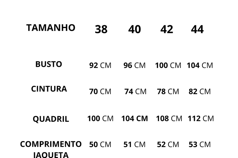 tABLA DE MEDIDAS