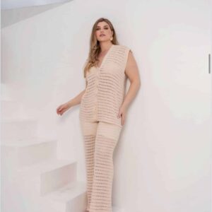 Conjunto tres piezas Crochet