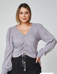 Blusa Blonda Manga
