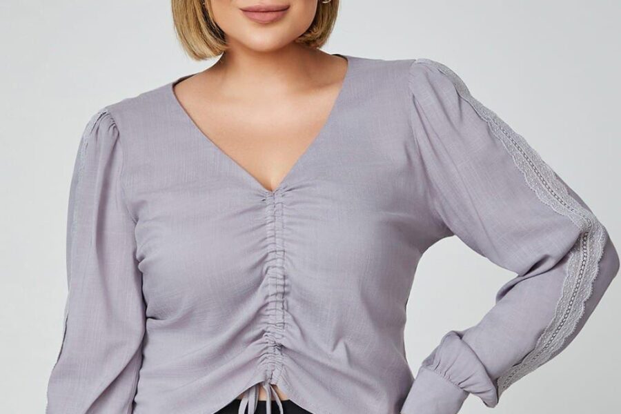 Blusa Blonda Manga