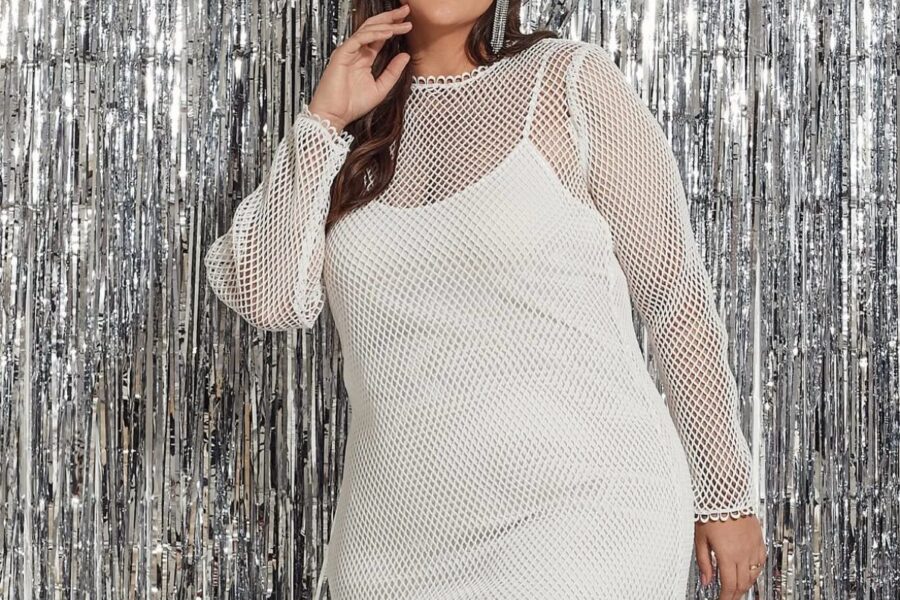 vestido malla