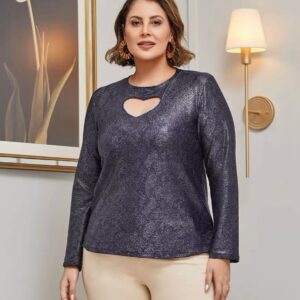 Blusa corazon calado